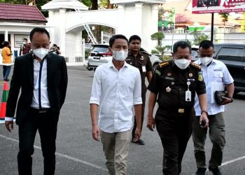 Ketua KPU Tanjabtim Menyerahkan Diri Paska Ditetapkan DPO (foto: ga)