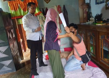 Rekontruksi pelaku pembunuahan (foto: ist)