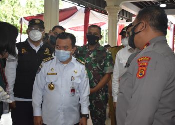Danrem 042/Gapu Dampingi Gubernur Jambi Pantau Pelaksanaan Natal di Kota Jambi (Foto:Ga)