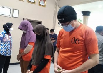 Tersangka Lelaki Hidung Belang dan Mucikari Ditangkap Polresta Jambi