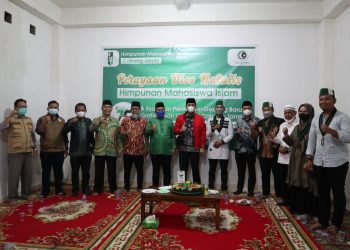 Edi Purwanto saat menghadiri Peresmian Gedung Baru HMI (foto: Hn)