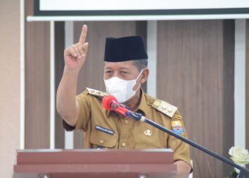 Wakil Gubernur Jambi, Drs.H.Abdullah Sani,M.Pd.I, saat menegaskan, Aparatur Sipil Negara (ASN) khususnya lingkup Pemerintah Provinsi Jambi harus meningkatkan kinerja terhadap pelayanan publik (foto: ist)