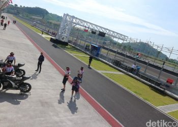 Situasi di sirkuit mandalika (Foto: Afif Farhan/detikSport)
