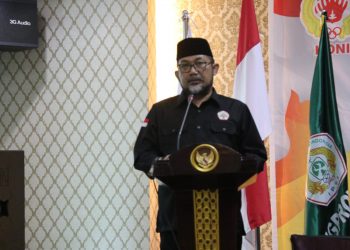 Sekda Provinsi Jambi, H.Sudirman,S.H.,M.H.,membuka acara Musyawarah IPSI Provinsi Jambi (foto; GA)