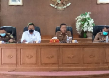 Sekda Tanjab Timur Buka Rakor KP3 Terkait Pupuk dan Pestisida (fot :ega)