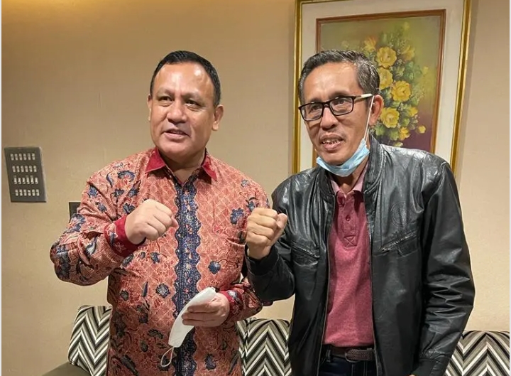 Ketua KPK RI, Komjen. Pol. Pur. Firli Bahuri dan Mursyid Sonsang (foto: Dok Ist)