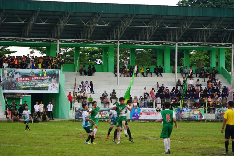 Liga Santri PSSI Tahun 2022 Piala Kasad di Jambi (foto: Dok Penrem 042/Gapu)