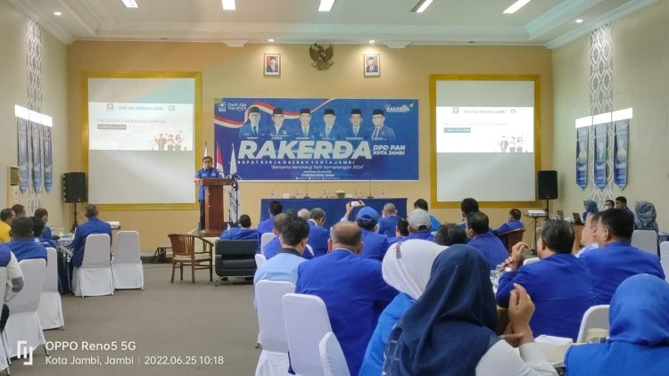 Rakerda DPD PAN Kota Jambi (foto: Ist)