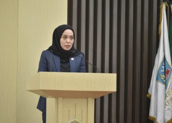 Pansus II Bidang Perekonomian melalui Jubirnya, Yenny Elita. (Photo: hms).