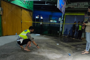 Lokasi terjadinya kecelakaan (foto: Nst)