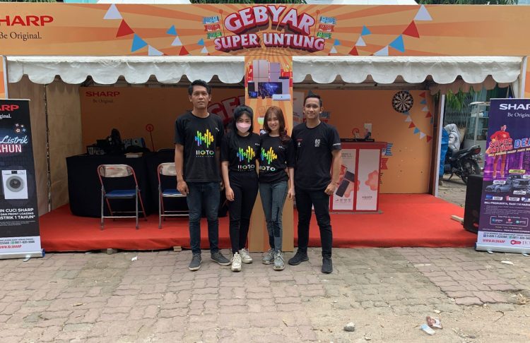 Stand Gebyar Super Untung Sharp (foto: dok Ist)