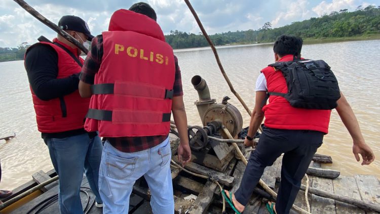 Dompeng Rakit yang ditemukan Polisi (Foto: Ist)