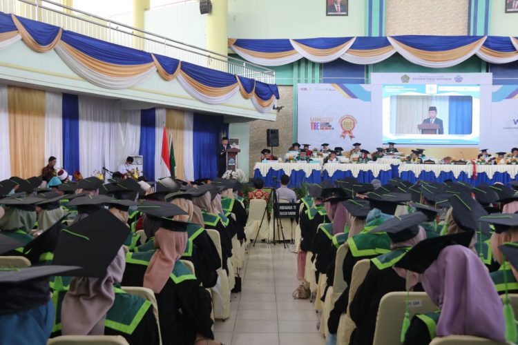 Pelaksanaan Wisuda Sarjana ke-63, Magister ke-36, Doktor ke-12 Universitas Islam Negeri (UIN) Sultan Thaha Syaifuddin Jambi (foto:Ist)