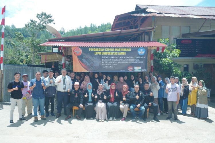 Pendampingan UMKM Kopi Berbasis Kekayaan Intelektual oleh UNJA (foto: dok Ist) 