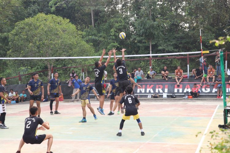 Turnamen Bola Voli Satgas Pamtas Yonif 645/Gty (Foto: Dok Istimewa)