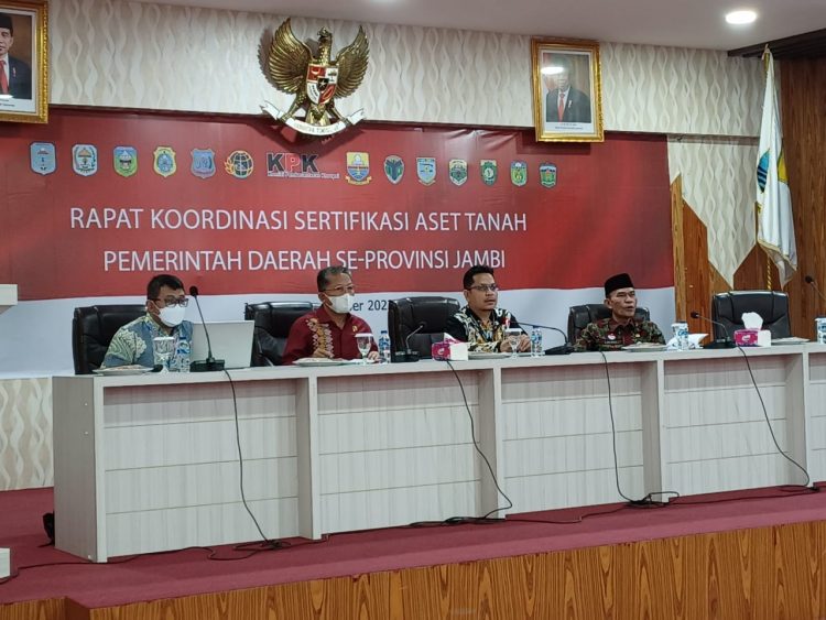 Ketua Satuan Tugas Korsup wilayah I Maruli Tua Memberi Arahan Kepada BPN (Foto: Plt Jubir KPK)