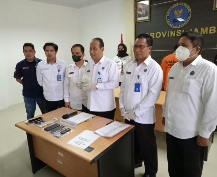 BNN Provinsi Jambi Konfresi Pers Awak Media (Doc Ist)