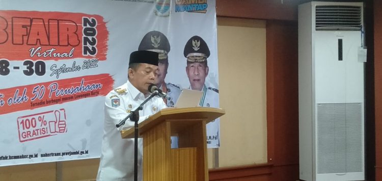 Gubernur Jambi Dr. H. Al Haris, S.Sos, MH beri Sambutan (Foto:Tim Kominfo)