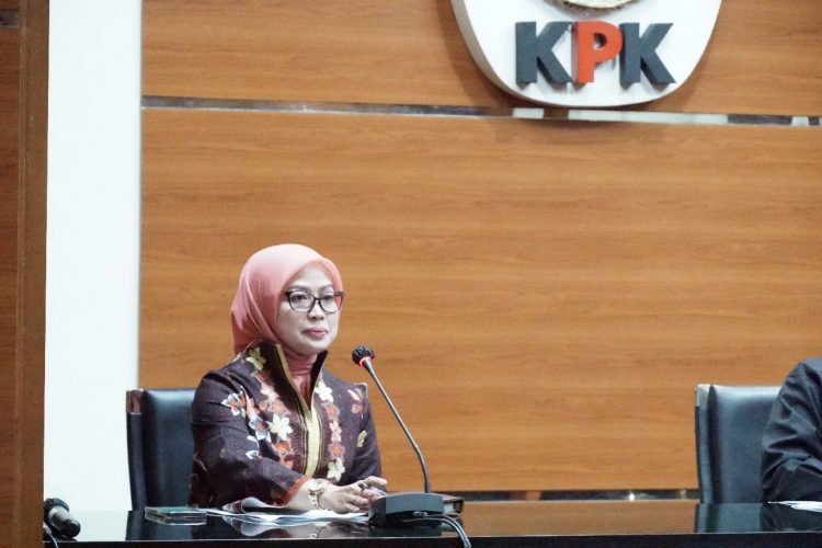 Plt. Juru Bicara KPK Bidang Pencegahan Ipi Maryati Kuding  memberikan perhatian khusus dalam upaya pemberantasan korupsi di sektor pendidikan (Foto;Tim KPK RI)