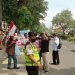 Aksi Demo Depan Gerbang Mapolda Jambi (Dok Ist)