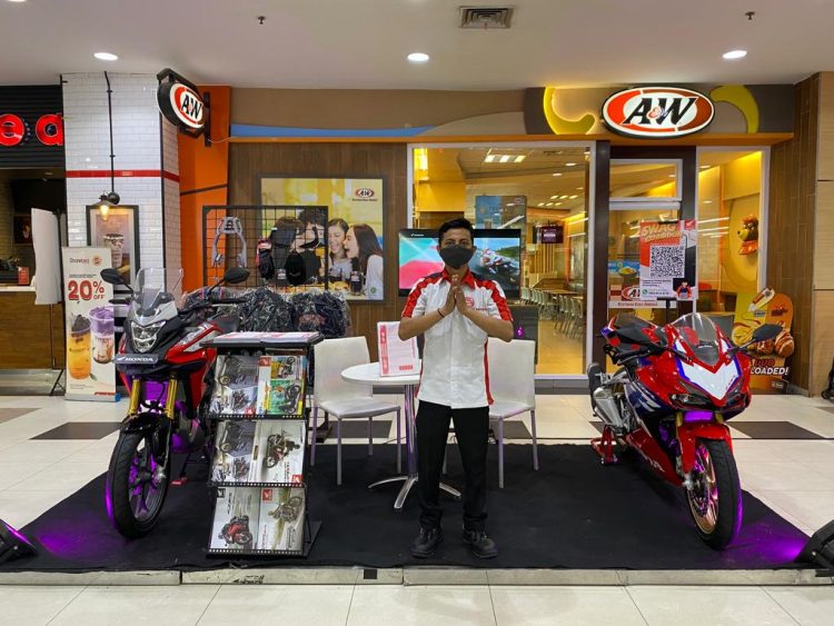 pameran Honda Sport Motoshow di Mall Jamtos (Foto Humas Sinsen Jambi)