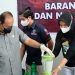 Kepala BNN Provinsi Jambi Brigjen Pol Wisnu Handoko Memusnaka BB Narkotika (Dok Ist).