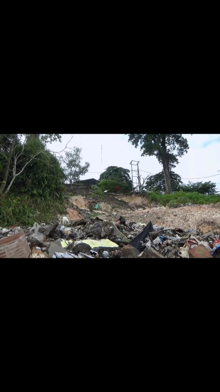 Tampak Longsor Dibelakang Kantor Gubernur Jambi ( Dok RAMNews.id)