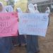 pelajar Sekolah Menengah Kejuruan Negeri (SMKN) 1 Tanjung Jabung (Tanjab) Barat melakukan aksi demonstrasi di halaman sekolah (Dok Ist)