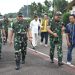 Pangdam II/Sriwijaya, Mayjen TNI Hilman Hadi tampak berjalan eks VIP Bandara Sultan Thaha Syaifudin Jambi (Foto Penrem Gapu 042)