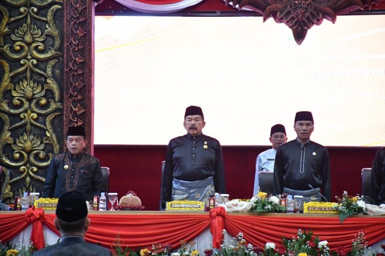 Jaksa Agung RI Burhanuddin menghadiri Rapat Paripurna DPRD Provinsi Dalam Rangka HUT Jambi ke-66 (Dok Foto:Humas Kajati Jambi)