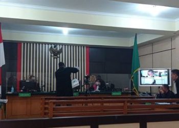 Sidang Mantan Direktur Rumah Sakit Umum Daerah (RSUD) Kolonel Abunjani Bangko. (Dok Ist)