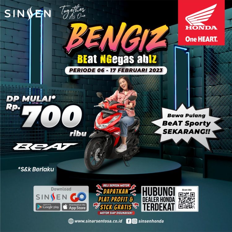 Flayer Honda Sinsen (Dok Flayer Humas Sinsen)