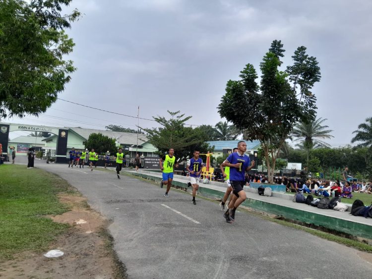 Peserta Pakibraka Melakukan Jasmani Olaragah (Dok Foto:Chr Ramnews.id)