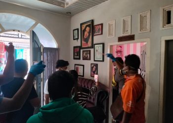 Tampak Kepolisian Olah TKP (Dok Foto: Rky Ramnews.id)