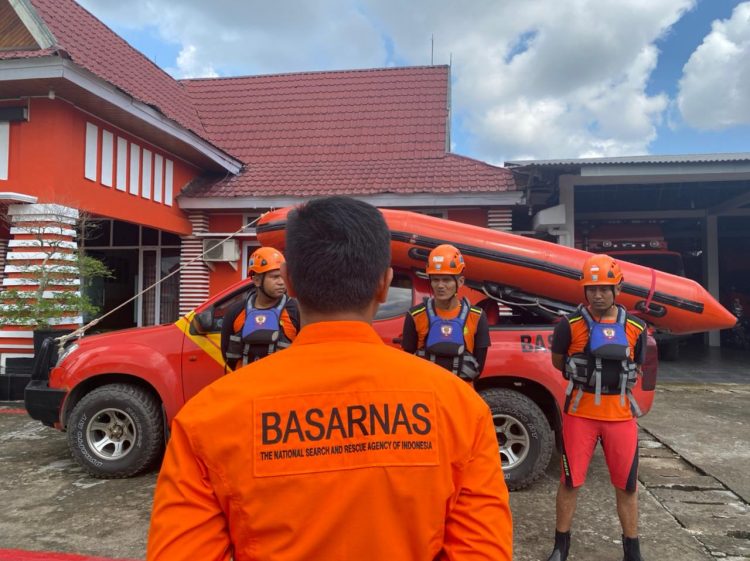 Tim Basarnas Apel Persiapan Mencari Korban tenggelam (Dok Foto:Humas basarnas Jambi)