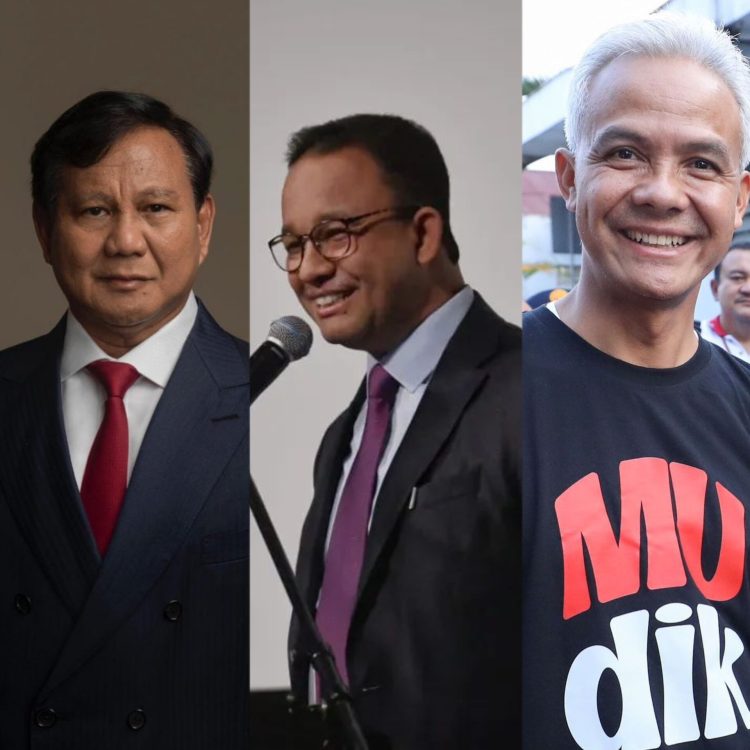 Tiga Calon Presiden menuju Pilpres 2024 (Dok Foto:Red)