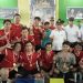 Gubernur Jambi Foto bersama Juara 1 Lga Futsal Buru Mayday 2023 (DokFoto:Komimfo Jambi)