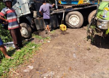 Tamlak Keadaan Parah Truck (Dok Rfo Ramnews.id)