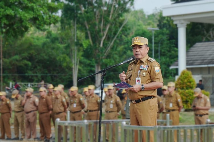 Gubernur Jambi Al Haris Memberi Arahan Kepada ASN Kab.Muaro Jambi (Dok Foto:Komimfo Jambi)