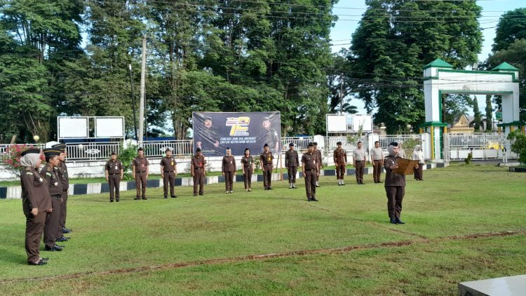 Upacara Hur Persaja (dok Foto:Humas Kejari Merangin)