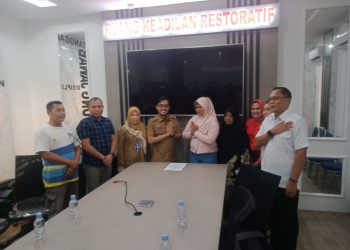 Syarifah Fadiyah Alkaff  Bersama Setda Kota Jambi Dan Polda Jambi Usai Mediasi (Dok Foto:Rfo)