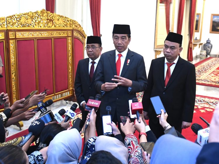 Presiden RI Joko Widodo saat diwawancarai awak media (Dok Foto:Biro Pers  Presiden RI)