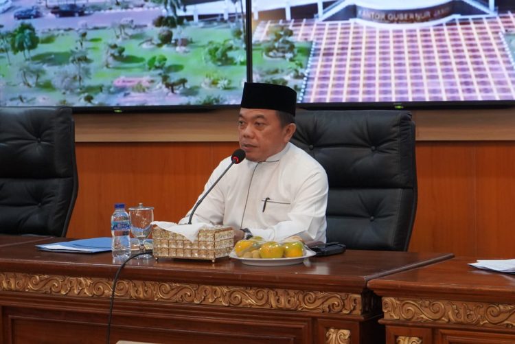 Gubernur Jambi Al Haris Pimpin Rakor Pembangunan Jalan Tol (Dok Foto:Kominfo Jambi)