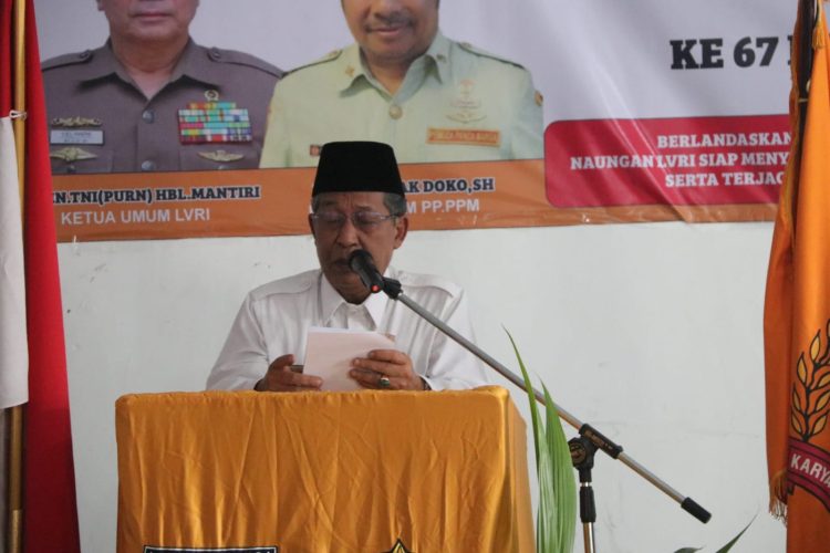 Wagub Jambi Abdullah Sani Beri Sambutan dihadapan Veteran Jambi (Dok Foto:kominfo Jambi)