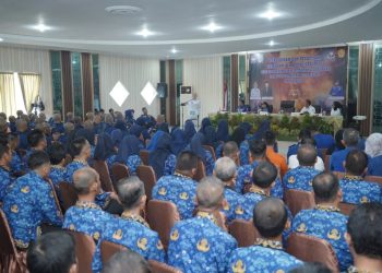 Tampak Suasana Para ASN Mendebgar arahan PJ.Walikota Jambi(dok Foto:(*/red)