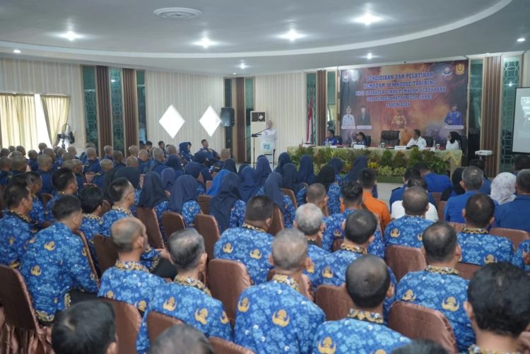 Tampak Suasana Para ASN Mendebgar arahan PJ.Walikota Jambi(dok Foto:(*/red)