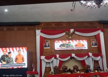 Rapat Paripurna  agustusan DPRD Muaro Jambi (Dok Foto:*/red)