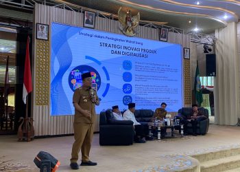 Wali Kota jambi Maulana Sdedag Presentase (Dok foto:*/red)