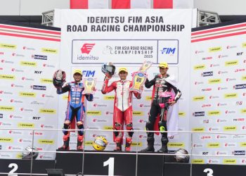 Pebalap Astra Honda Racing Team (AHRT) Naik Podium (Dok Foto:Humas Sinsen)