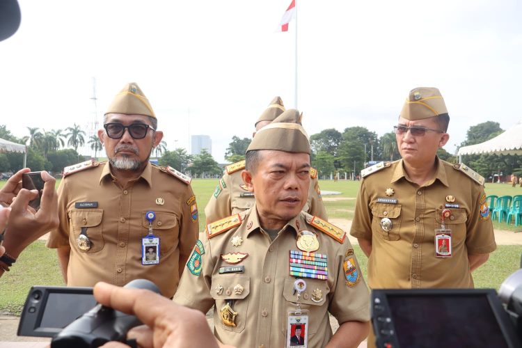 Gubernur Jambi Al Haris Saat di wawancara (Dok Foto:chr)
